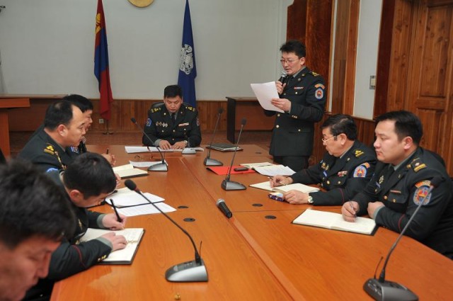 2012 оны цэргийн шинэчилсэн бүртгэлийн тухай хурал боллоо