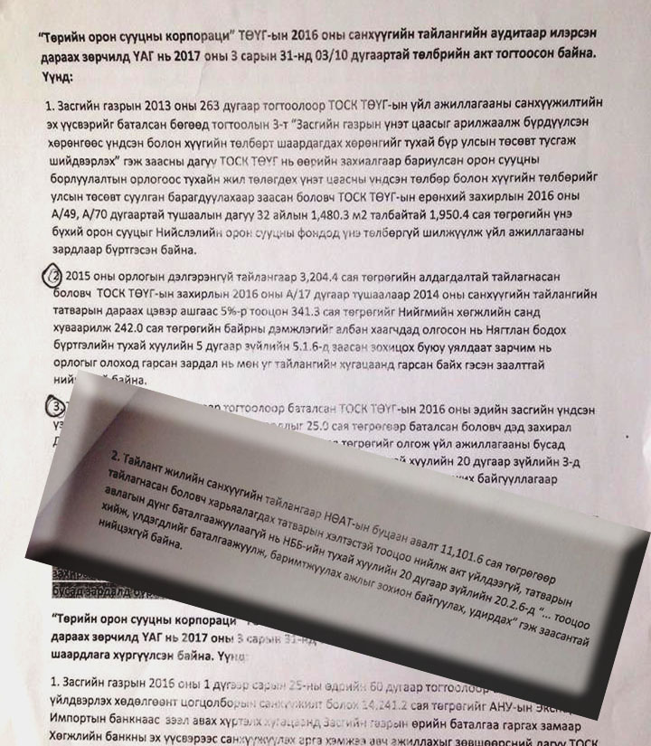 Хувьдаа хаустай ТОСК-ийн захирлууд орон сууцны дэмжлэг авч байжээ 