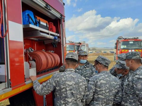 Төслийн хүрээнд гал унтраах 21 автомашиныг хүлээн авлаа