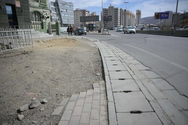 Нарны гүүрээс Баруун дөрвөн зам хүртэлх явган хүний зам, талбайг шинэчилнэ