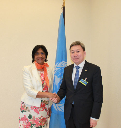 Хүний эрхийн асуудал хариуцсан Дээд комиссартай уулзав